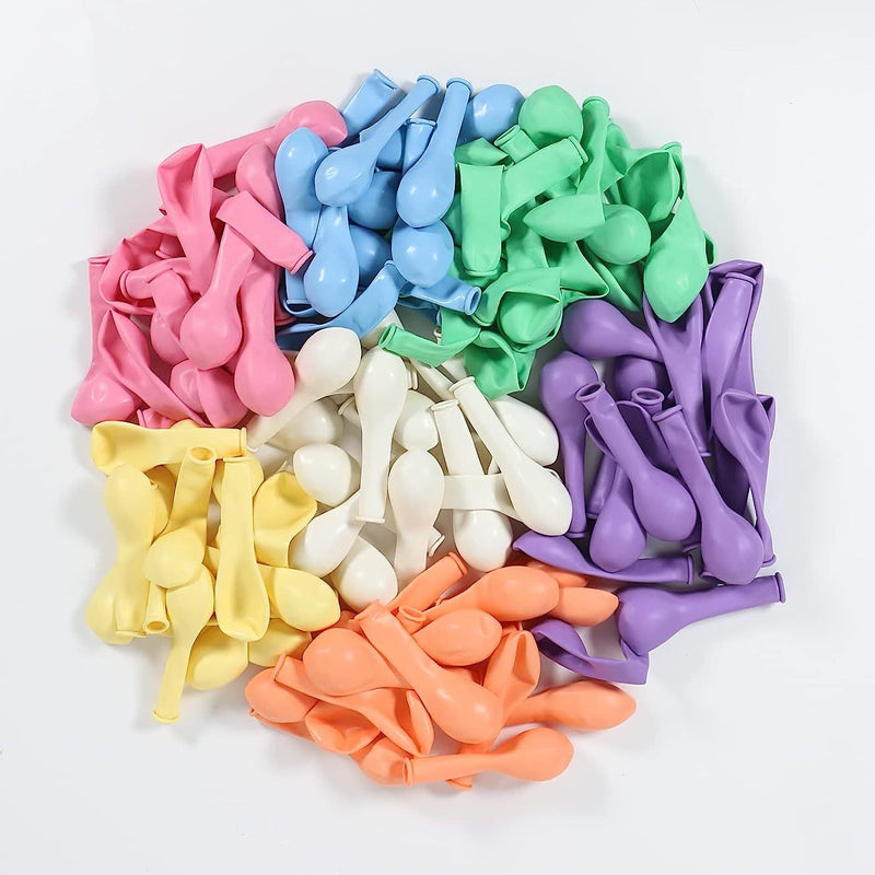 Pastel Balloons Latex Party Balloons Round Helium Multicolor Macaron Balloons for Birthday Rainbow Party Bridal Shower Wedding Decorations
