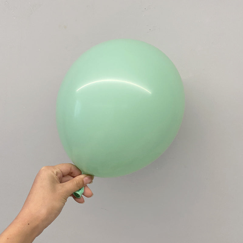 36" Latex Balloons 5 Pcs Macaroon Green