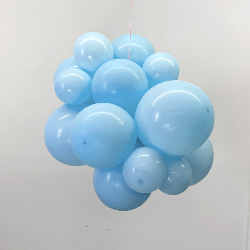10" Latex Balloons 100 Pcs Macaroon Blue