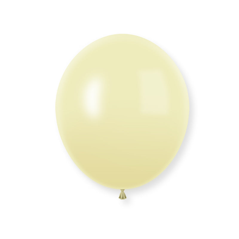 12" Latex Balloons 25 Pcs Macaroon Yellow