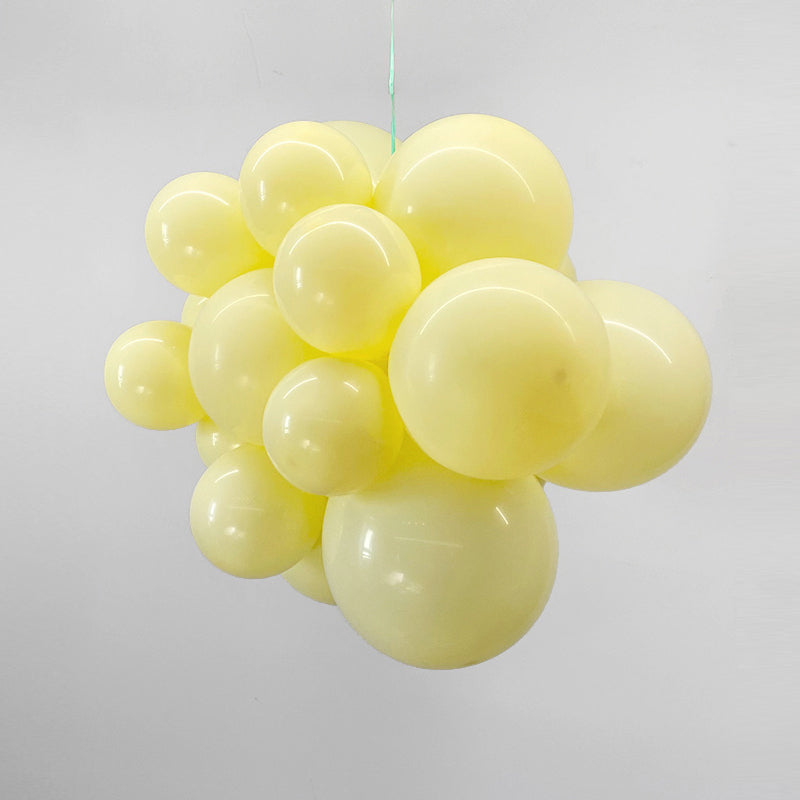 10" Latex Balloons 100 Pcs Macaroon Yellow