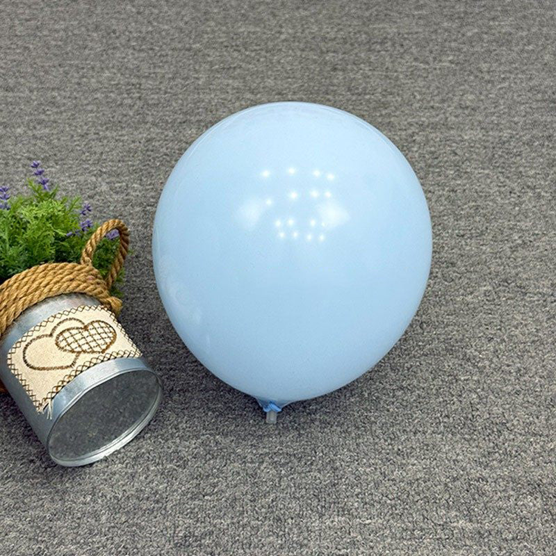 Pastel Blue Latex Party Balloons Round Helium Light Blue Bridal Blue Balloons for Wedding Bridal Shower Gender Reveal Birthday Party Decoration