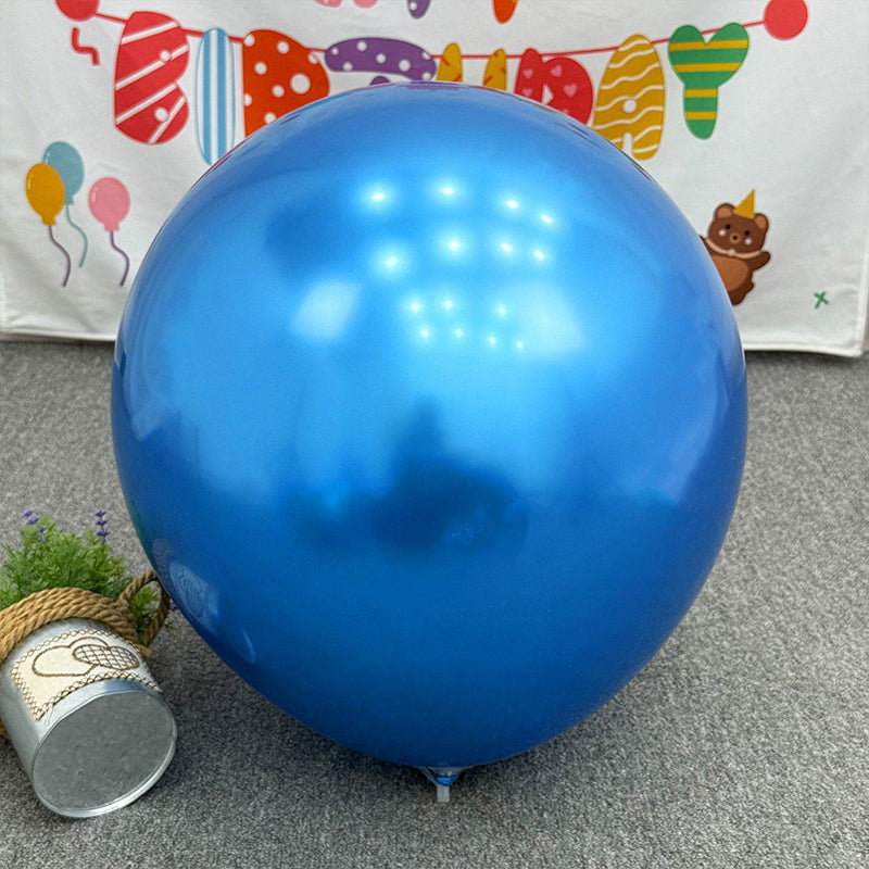 Metallic Blue Balloons Chrome Blue Latex Helium Balloons for Graduation Wedding Baby Shower Engagement Wedding Gender Reveal Birthday Party Decorations