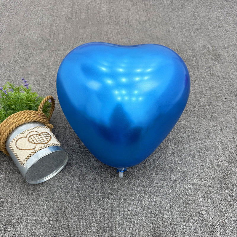 Metallic Blue Balloons Chrome Blue Latex Helium Balloons for Graduation Wedding Baby Shower Engagement Wedding Gender Reveal Birthday Party Decorations