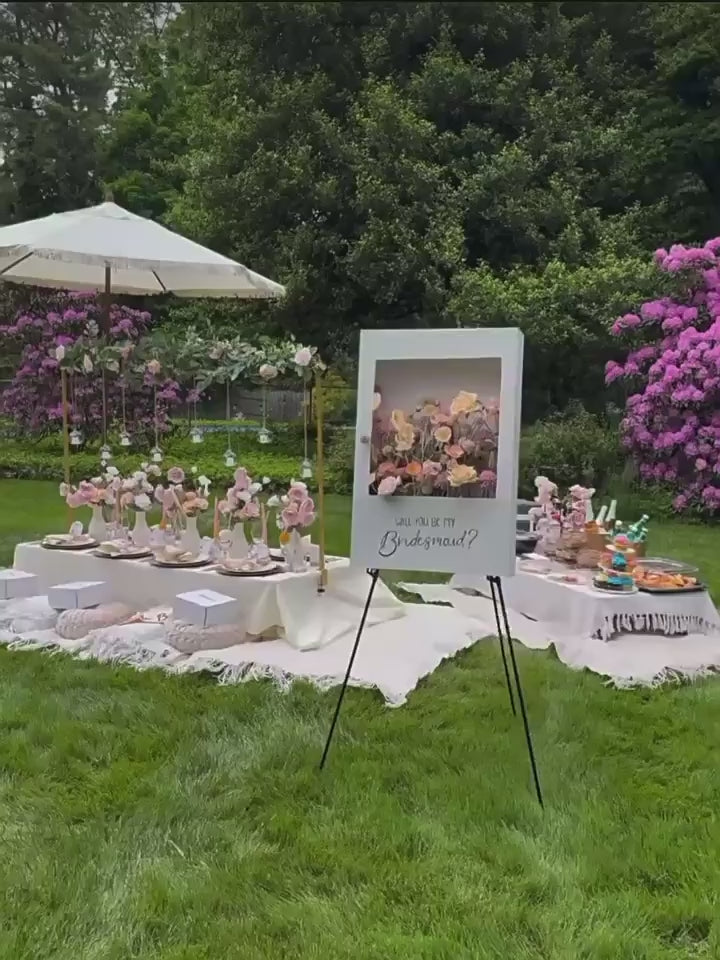 Load video: 41&quot; Metal Table Arch Stand