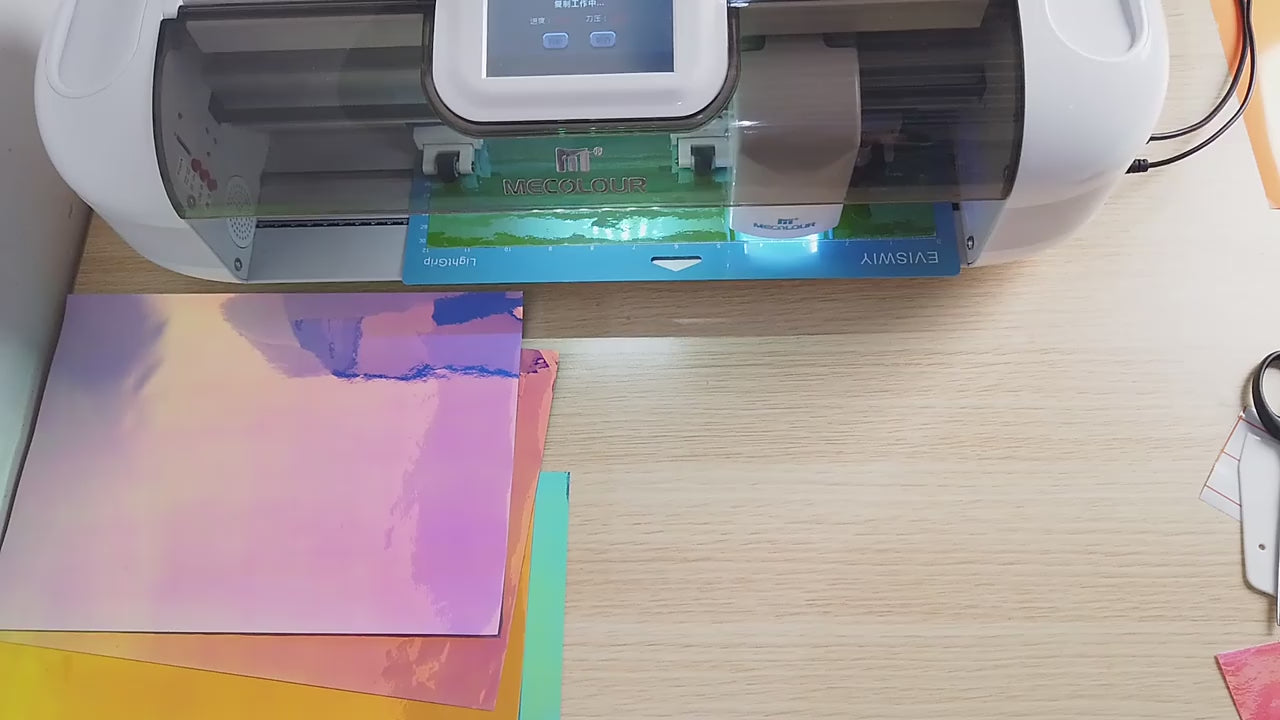 Cargar vídeo: Gradient Permanent Vinyl Roll Red Gradient
