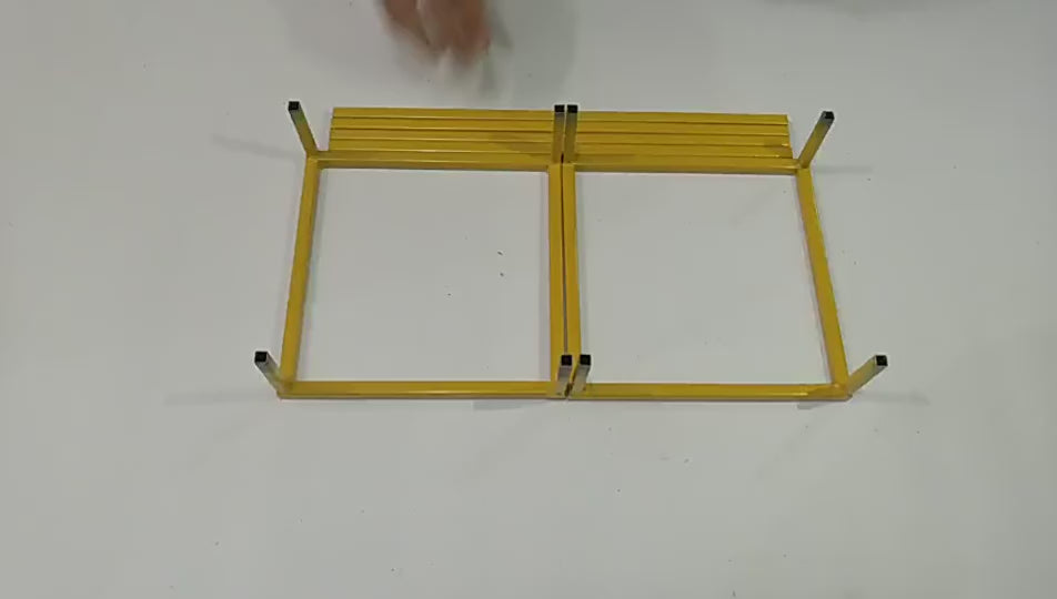 Load video: 2PCS Metal Vase Column Geometric Centerpiece Stands Gold