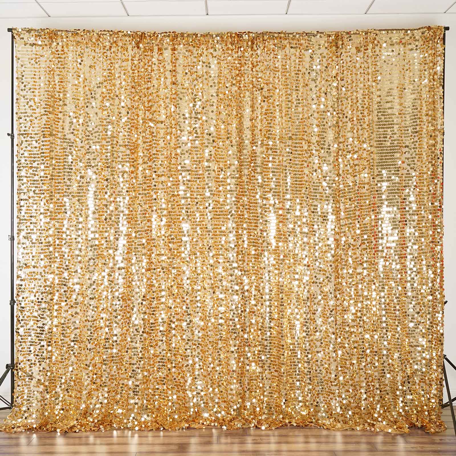 4 yards Glitz Sequins Fabric Bolt New Gold