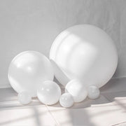 Matte White Balloons, for Balloon Garland or Balloon Arch as Party Decorations, Wedding Decorations, Neutral Baby Shower Decorations