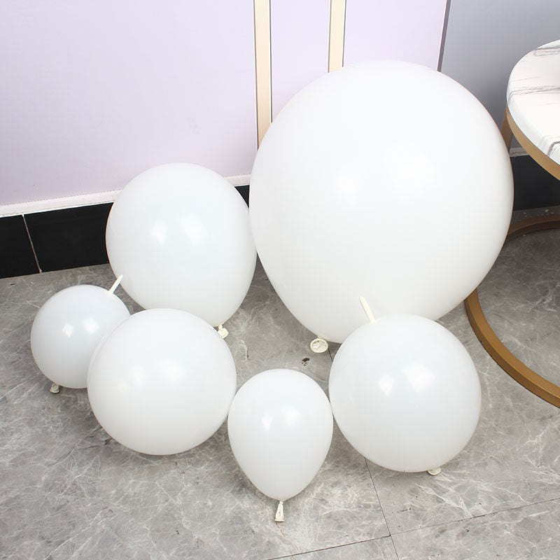 Matte White Balloons, for Balloon Garland or Balloon Arch as Party Decorations, Wedding Decorations, Neutral Baby Shower Decorations