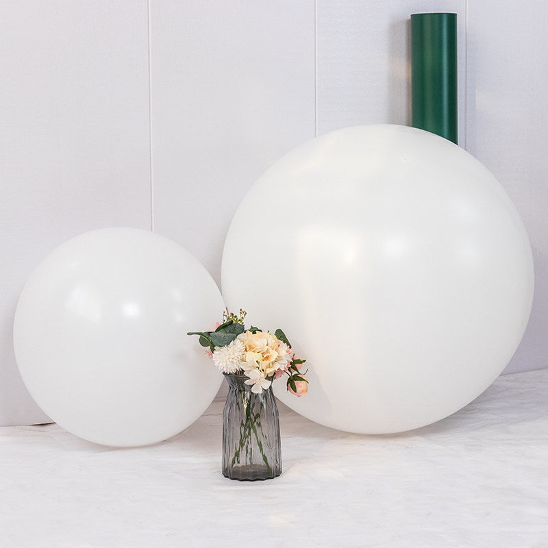 Matte White Balloons, for Balloon Garland or Balloon Arch as Party Decorations, Wedding Decorations, Neutral Baby Shower Decorations